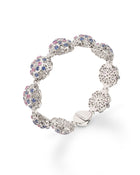 Damasco Bracelet in 18kt White Gold and Sapphires