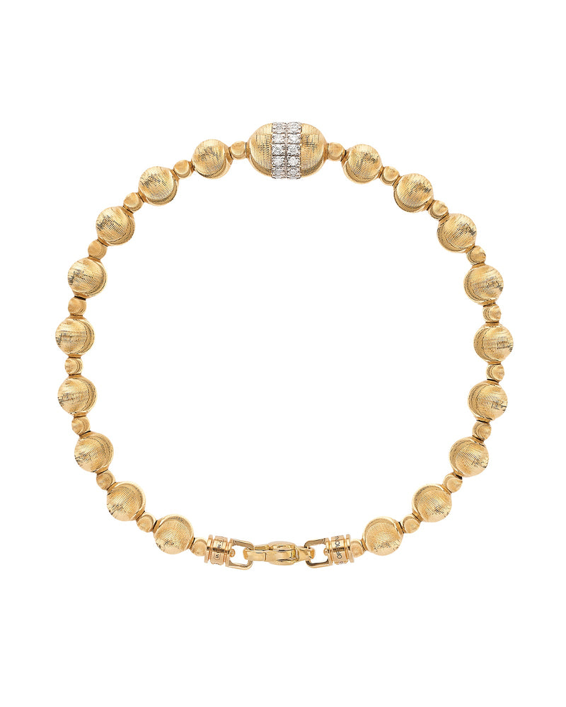 Empire Bracelet in 18kt Gold and Diamonds