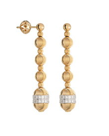 Empire Earrings in 18kt Gold and Diamonds