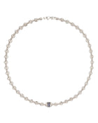 Empire Necklace in 18kt White Gold and Sapphires
