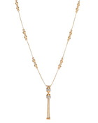 Empire Tassel Necklace in 18kt Gold and Diamonds