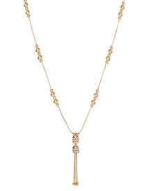 Empire Tassel Necklace in 18kt Gold and Diamonds