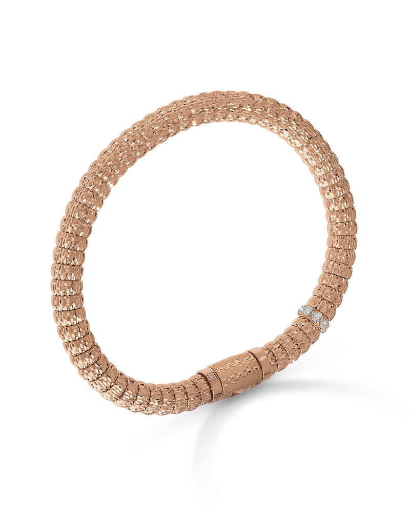 Enigma Bracelet in 18kt Rose Gold and Diamonds