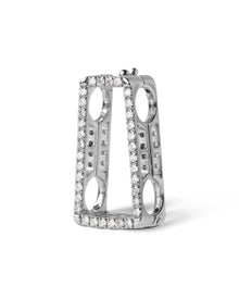 Enigma Clip in 18kt White Gold and Diamonds