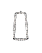 Enigma Clip in 18kt White Gold and Diamonds