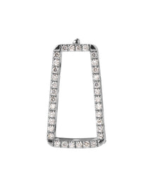 Enigma Clip in 18kt White Gold and Diamonds