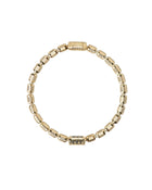 Lumen AC Bracelet in 18kt Gold and Black Diamonds