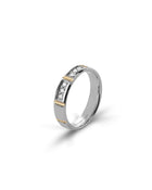 Lumen Ring in 18kt Yellow and White Gold with Diamonds