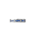 Lumen Ring in 18kt White Gold and Sapphires
