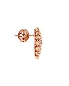 Mimosa Earrings in 18kt Rose Gold and Blue Sapphire