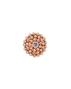 Mimosa Earrings in 18kt Rose Gold and Blue Sapphire