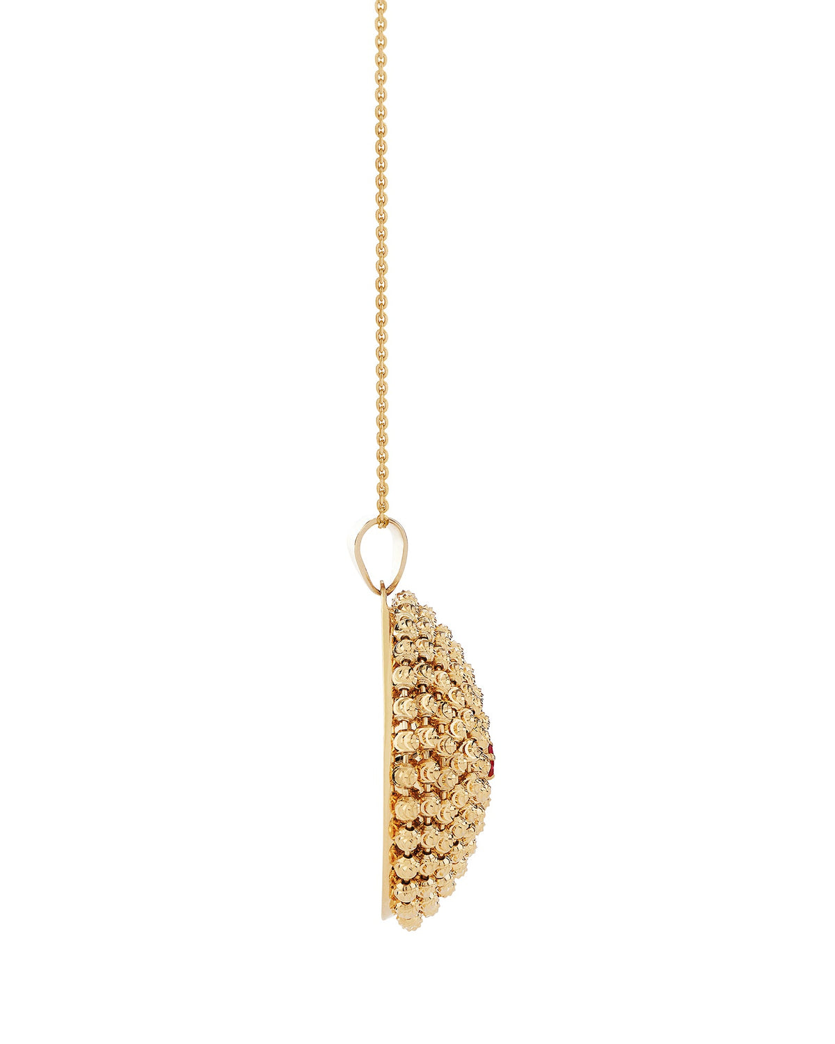 Mimosa Large Necklace in 18kt Gold and Ruby