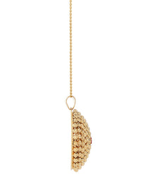 Mimosa Large Necklace in 18kt Gold and Ruby