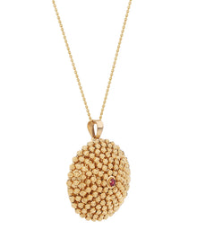 Mimosa Large Necklace in 18kt Gold and Ruby