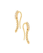 Moon Eden Cuff Earrings in 18kt Gold and Diamonds