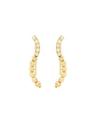 Moon Eden Cuff Earrings in 18kt Gold and Diamonds