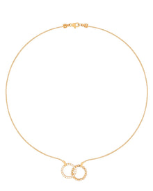 Moon Eden Necklace in 18kt Gold and Diamonds