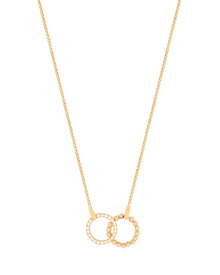 Moon Eden Necklace in 18kt Gold and Diamonds