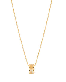 Moon Eden Pendant Necklace in 18kt Gold and Diamonds