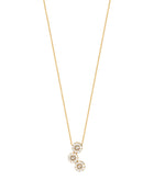 Moon Grace Necklace in 18kt Gold and Diamonds