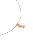 Moon Grace Necklace in 18kt Gold and Diamonds