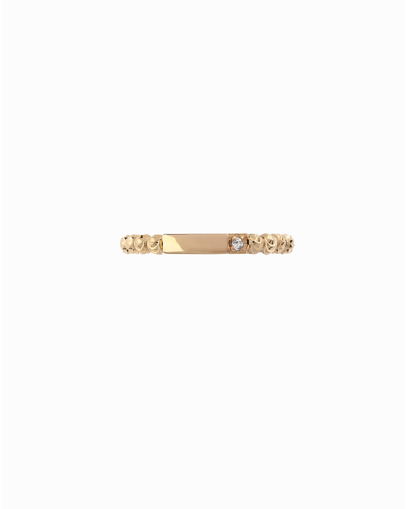 Moon Ring in 18kt Gold