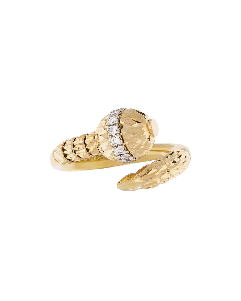 Ophidia Ring in 18kt Gold and Diamonds