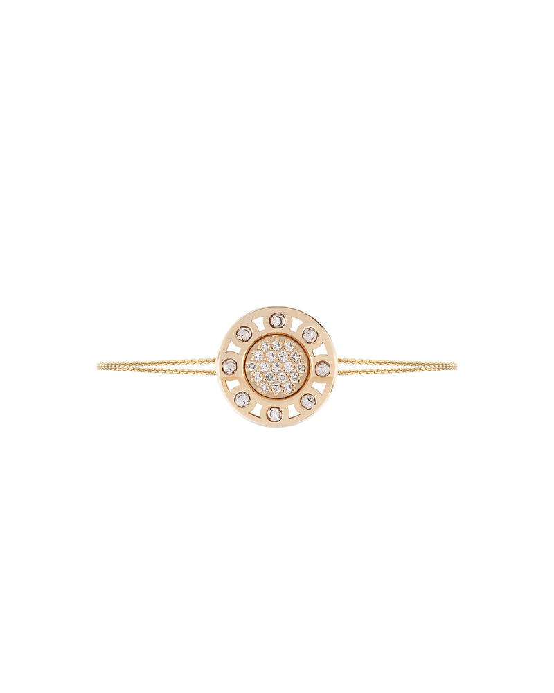 Senzatempo Small Bracelet in 18kt Gold and Diamonds