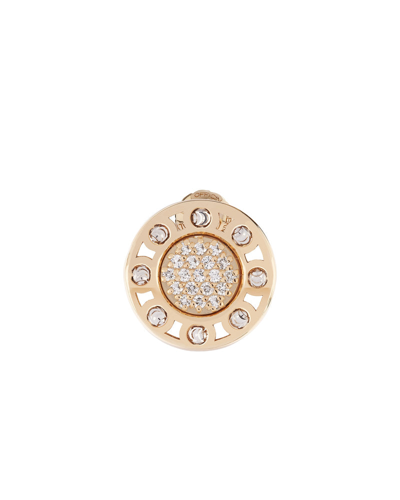 Senzatempo Small Earrings in 18kt Gold and Diamonds