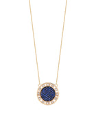 Senzatempo Large Necklace in 18kt Gold and Sapphires